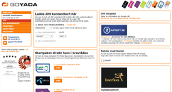 Desktop Screenshot of goyada.se
